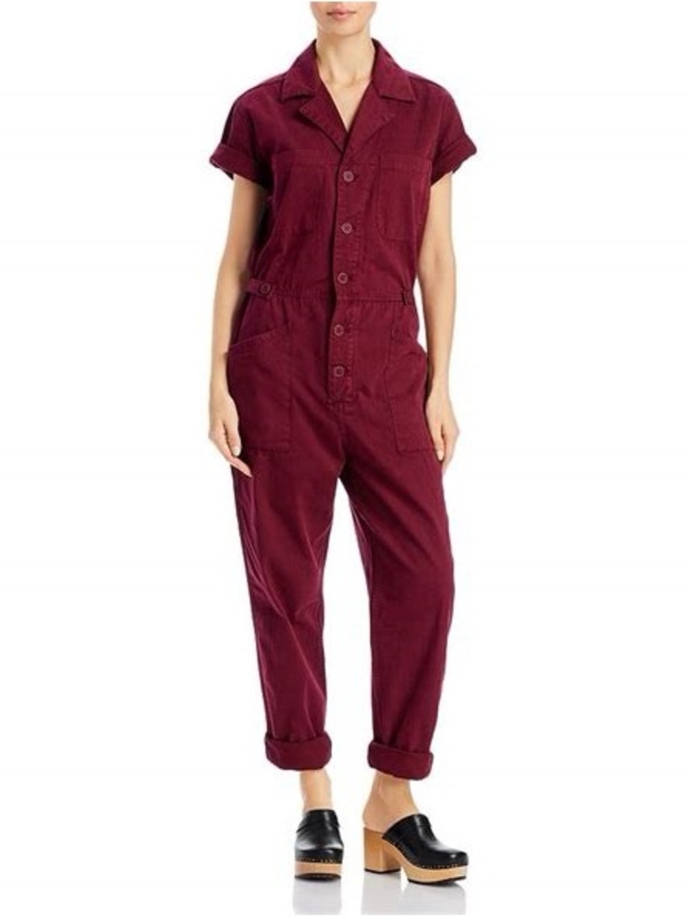 Pistola Grover Short Sleeve Field Suit Jumpsuit Red Merlot Size
Small